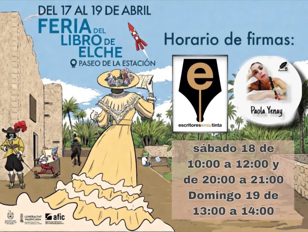 Tenemos Feria del libro de Elche y otras firmas del mes de Abril